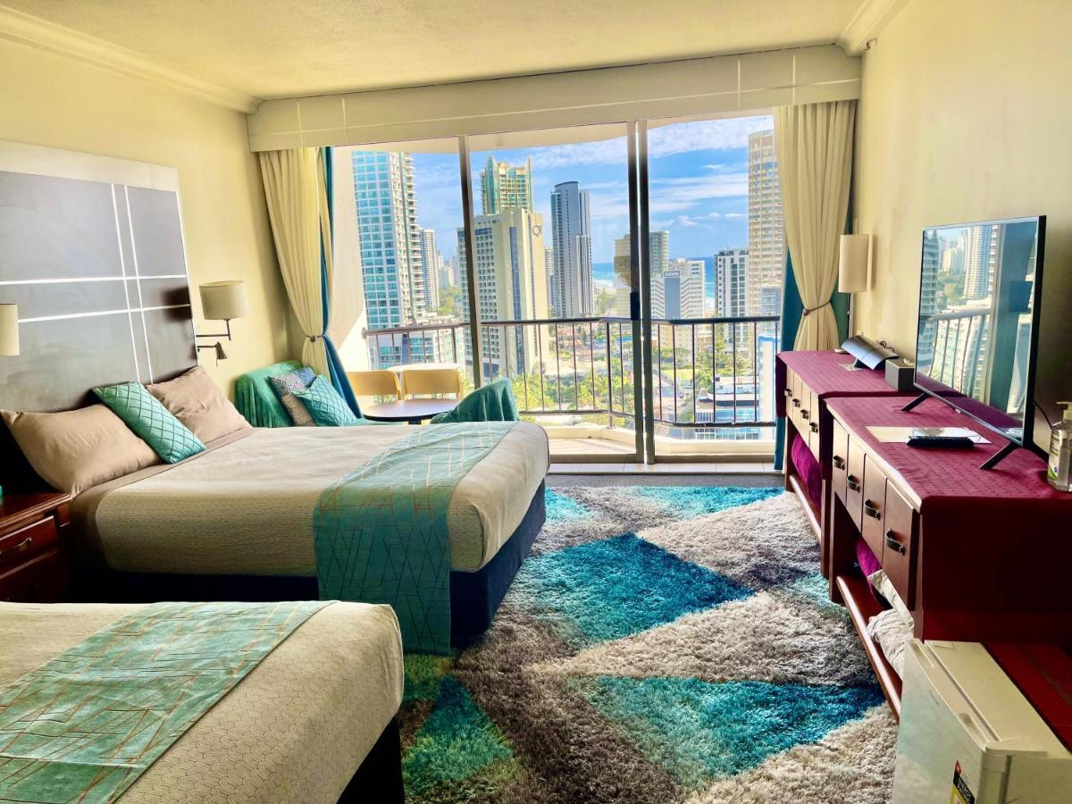 High Floor Ocean View At Surfers Paradise - Hotel Studio Gold Coast Buitenkant foto